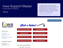 Tablet Screenshot of iowasupportmaster.com